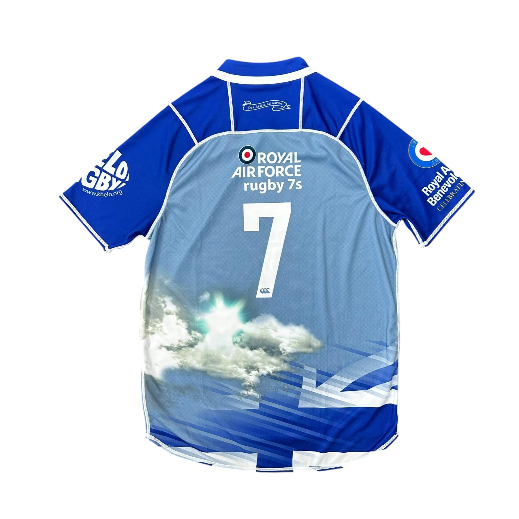 Canterbury Rugby Men's Jersey Blue RAF Spitfire Short Sleeve Shirt 3/3