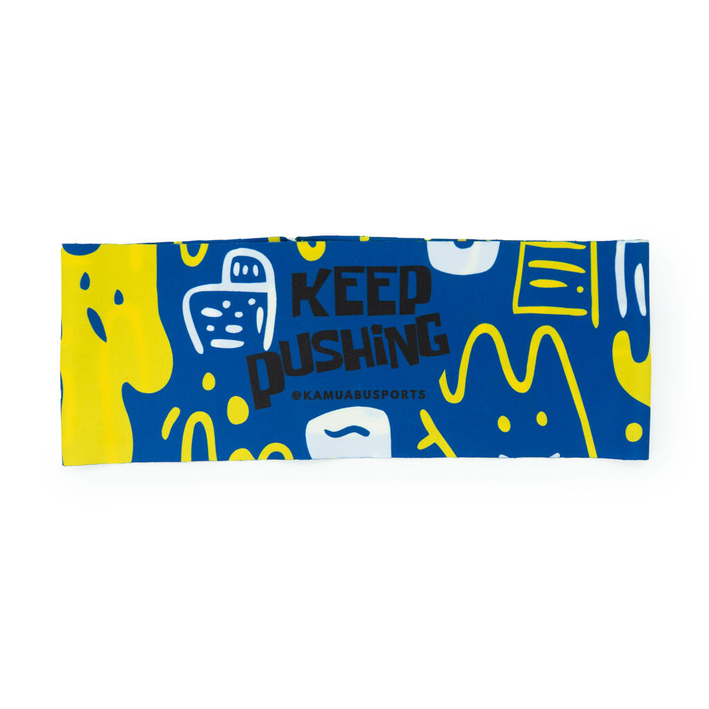 HEAD BAND RUNNING Elite KEEP PUSHING - Senza Cuciture 5/6