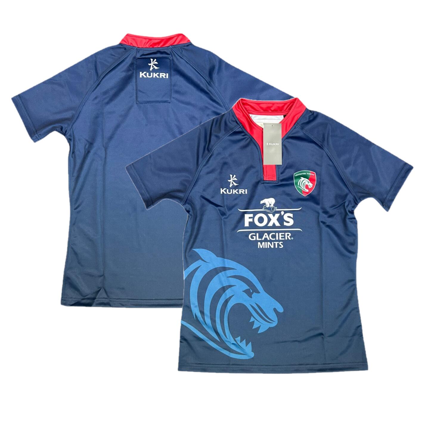 NO BRAND Leicester Tigers Rugby Shirt Kukri Men's Training Jersey