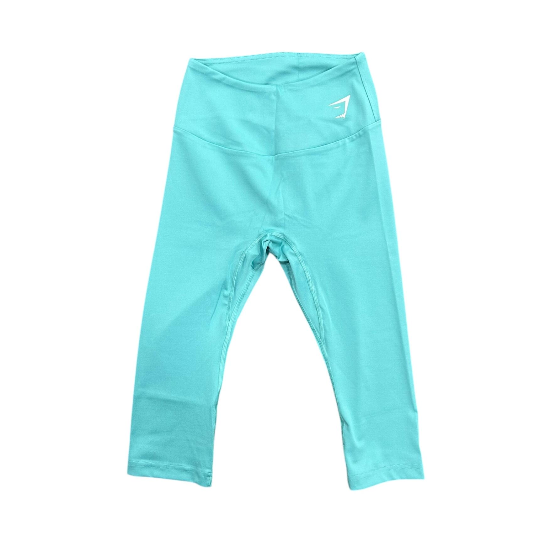 Gymshark Women's Training Cropped Leggings Fauna Teal Leggings 2/3
