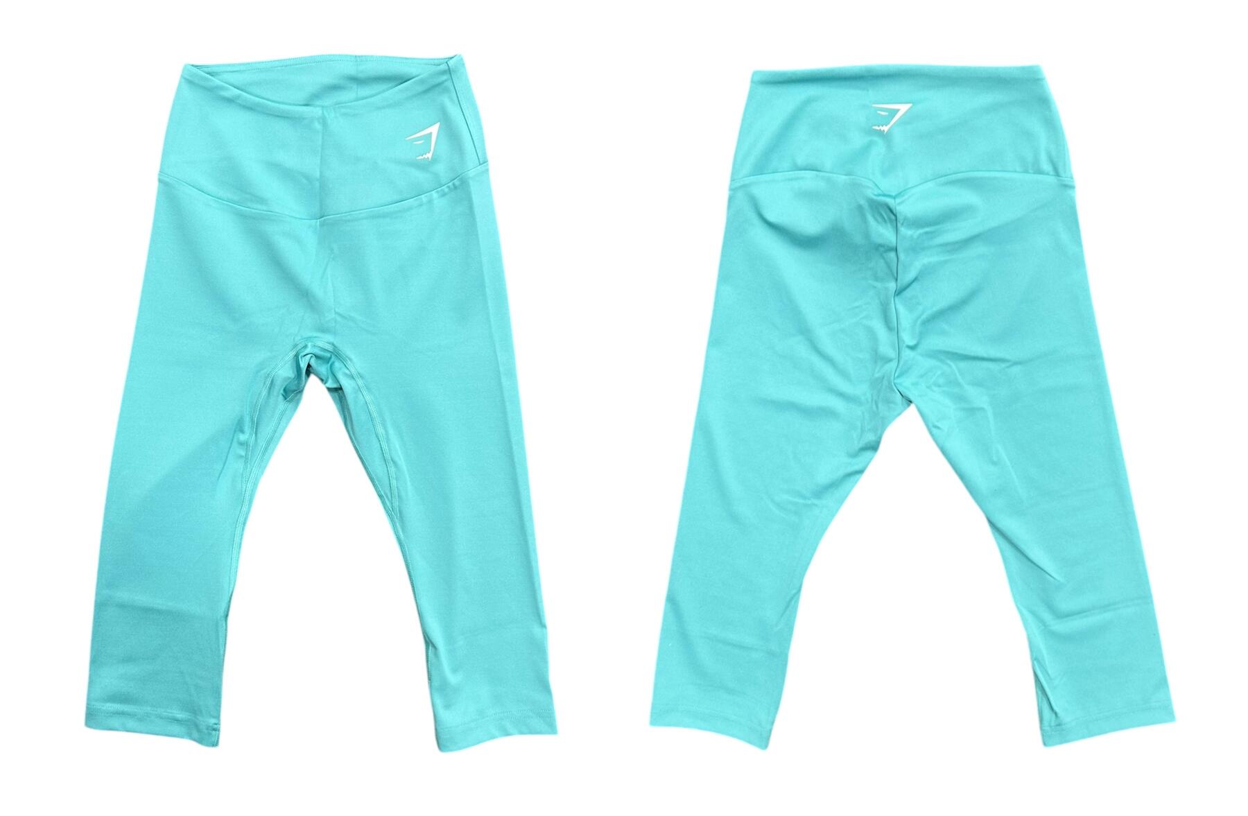 GYMSHARK Gymshark Women's Training Cropped Leggings Fauna Teal Leggings
