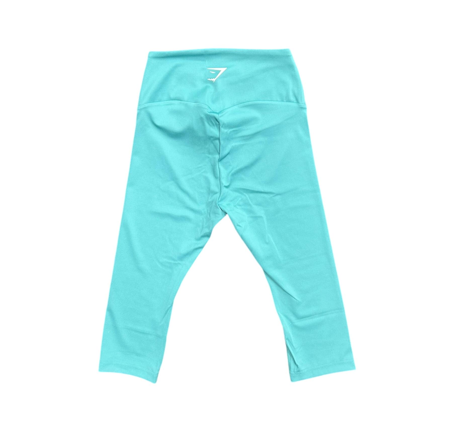 Gymshark Women's Training Cropped Leggings Fauna Teal Leggings 3/3