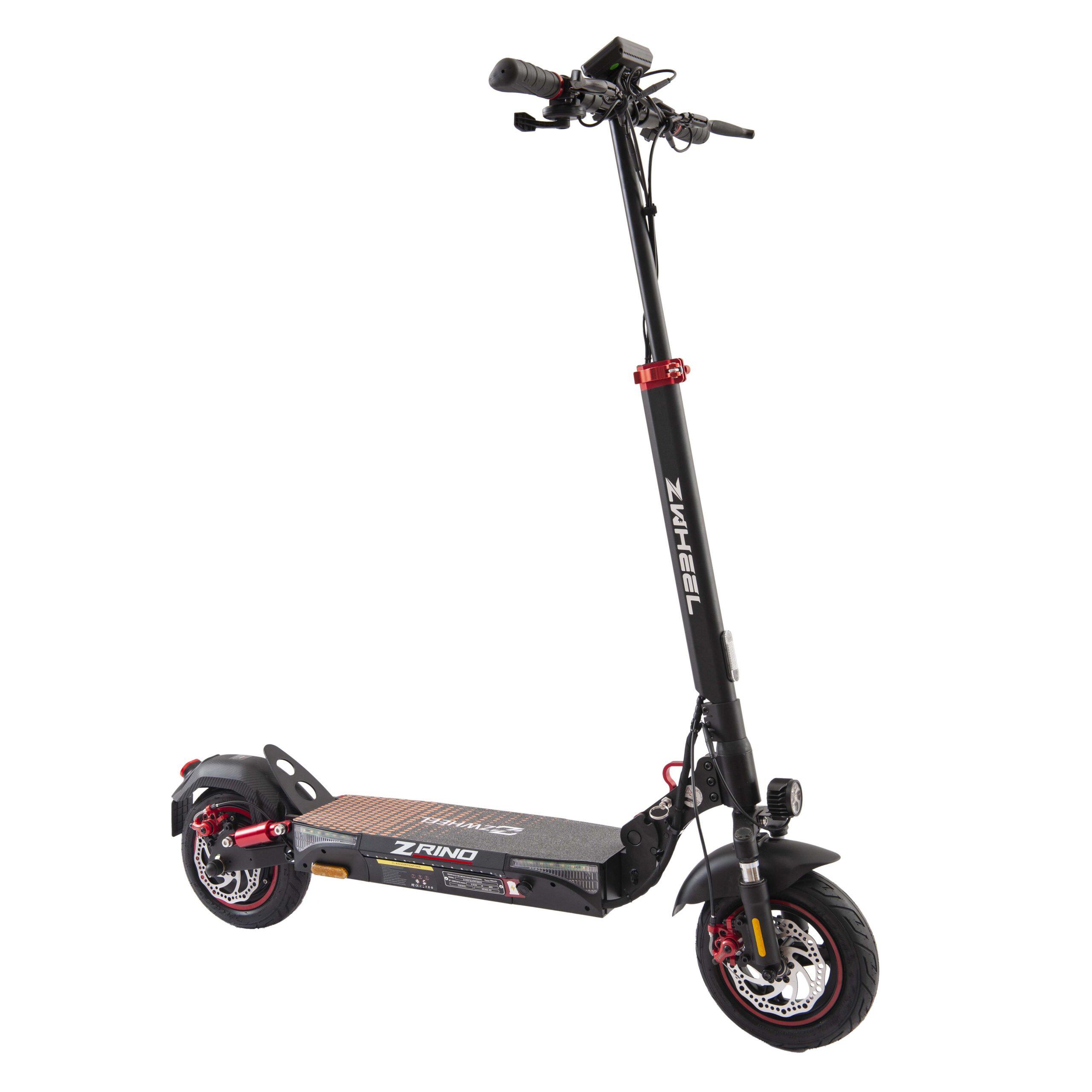 Trotinete elétrico zwheel zrino, 1200w, 15000mah, 50km, preto