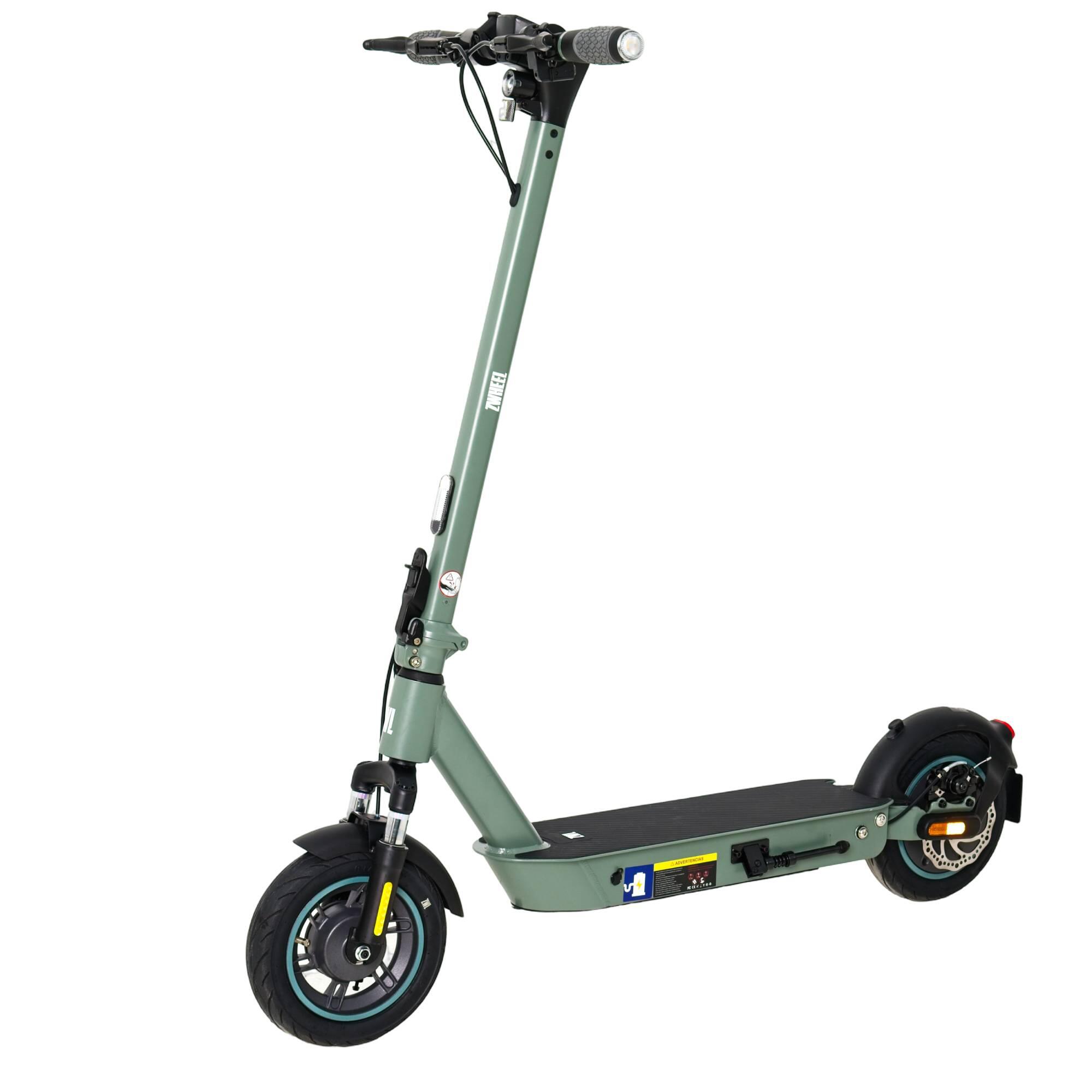 ZWHEEL Patinete eléctrico ZWheel ZFox Max Street Hunter, 800W, 15000mAh, 50km, verde