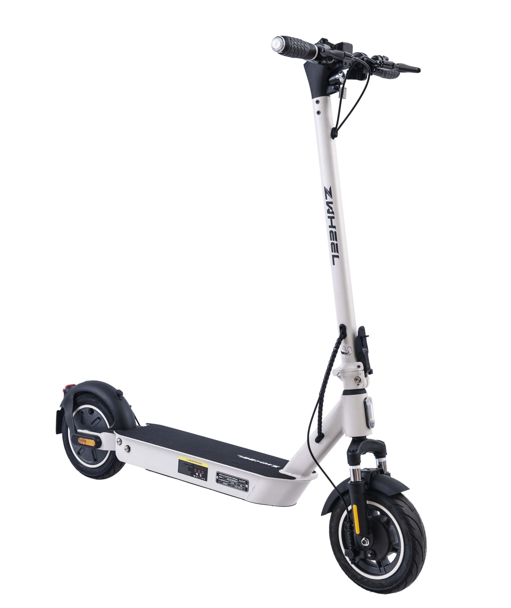 ZWHEEL Patinete eléctrico ZWheel ZFox Max Artic White, 800W, 15000mAh, 50km, blanco