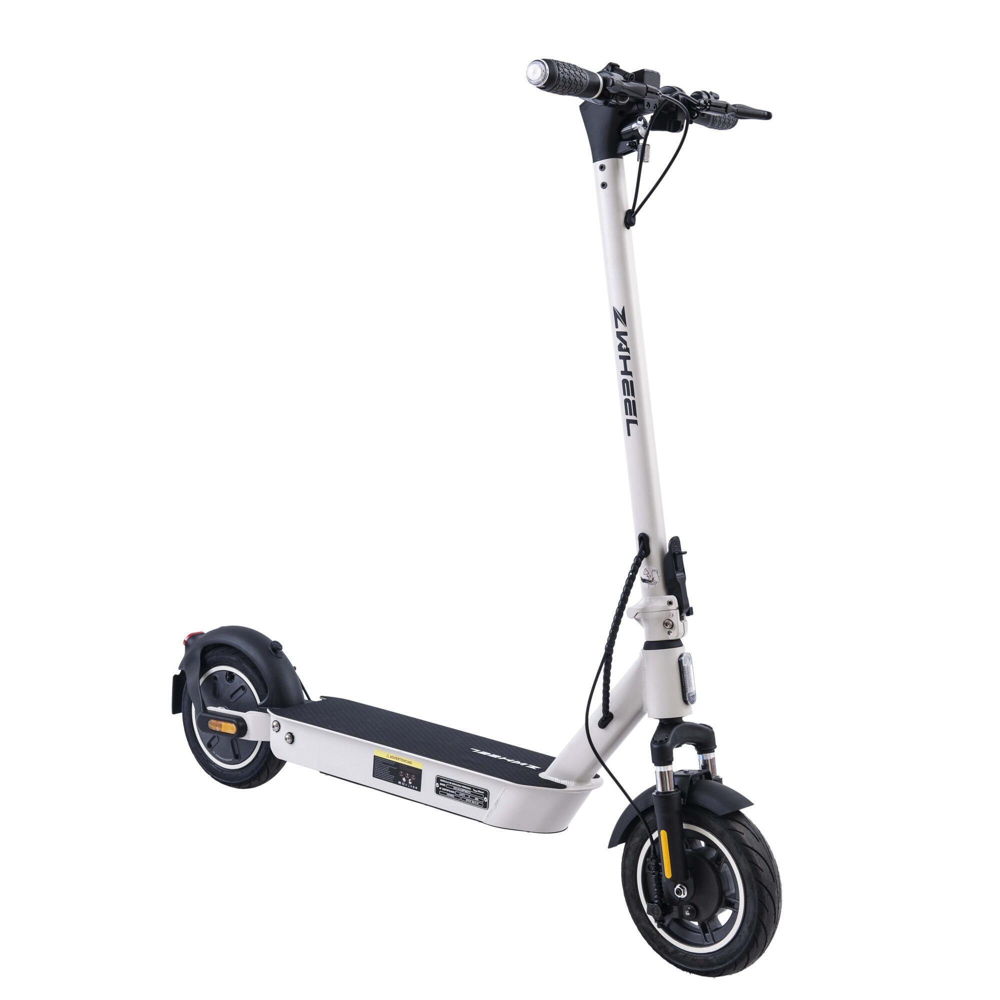 Zwheel - Trottinette Électrique Zwheel Zfox Max Artic White, 800w, 15000mah, 50km, Blanc - Trottinette Électrique - Blanc|noir - Taille Unique - Decathlon