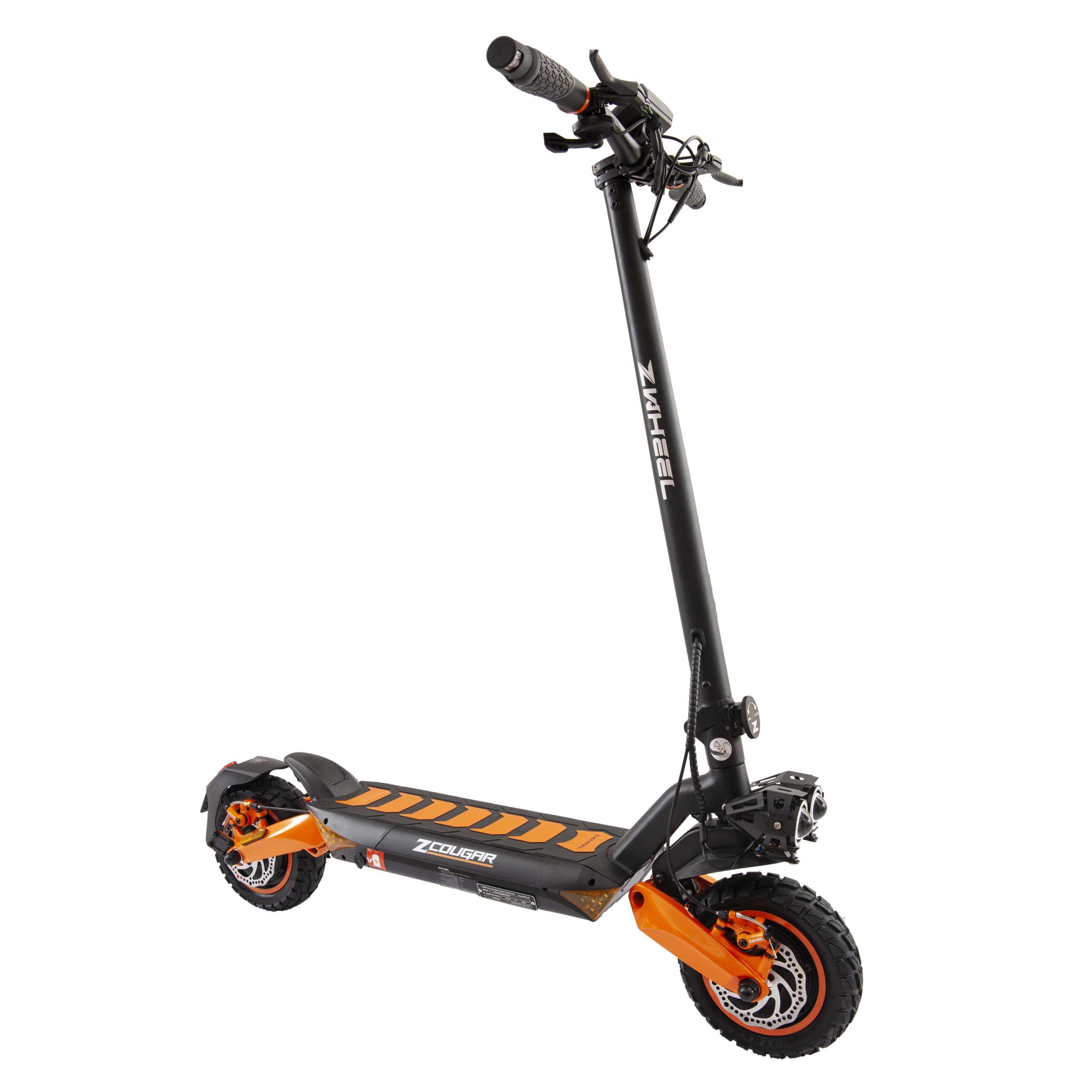 Zwheel - Trottinette Électrique Zwheel Zcougar Duo, 2000w, 20000mah, 70km, Noir - Trottinette Électrique - Noir|orange - Taille Unique - Decathlon