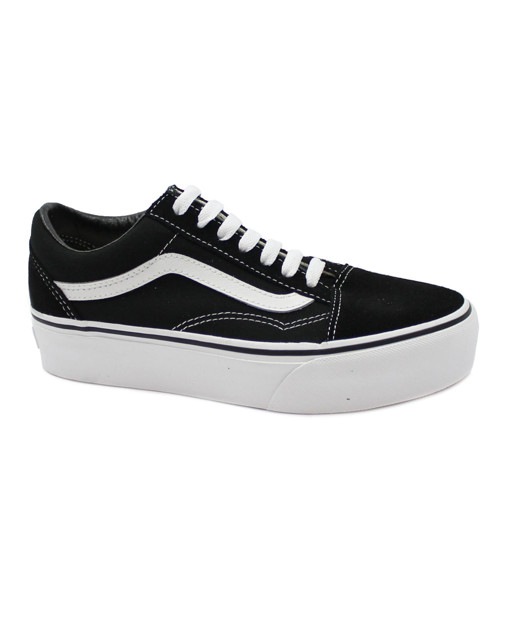 Sneakers Vans Model Old Skool Platform Kleur Zwart 1/5
