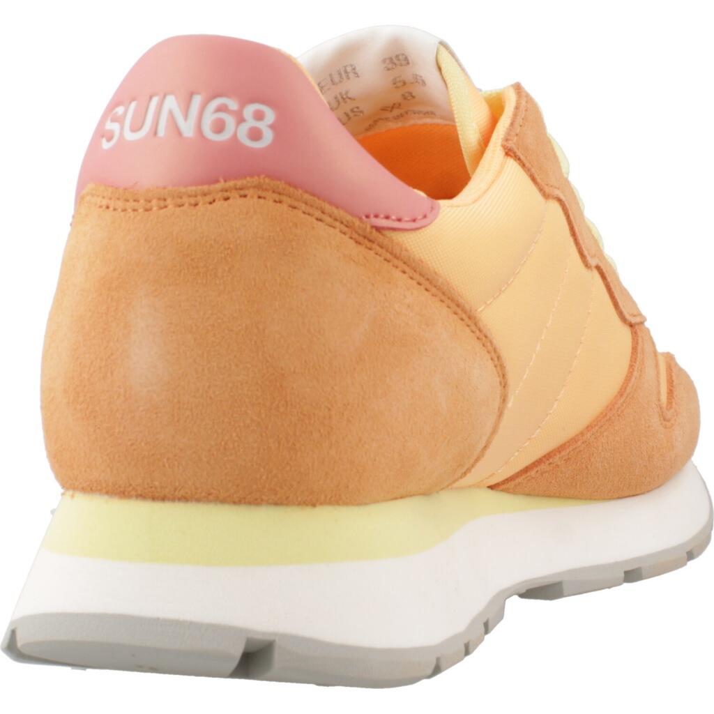 Baskets Sun68 Modèle Ally Solid Nylon Couleur Orange 3/5