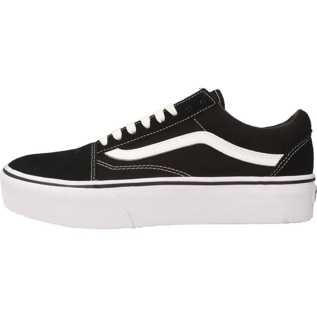 Sneakers Vans Model Old Skool Platform Kleur Zwart 2/5