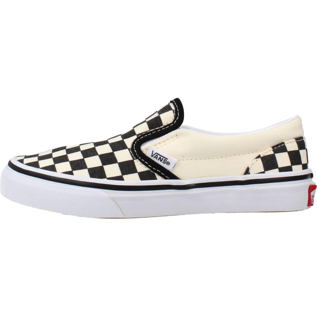 Baskets Vans Modèle Classic Slip-on Checkerboard Couleur Blanc 2/5