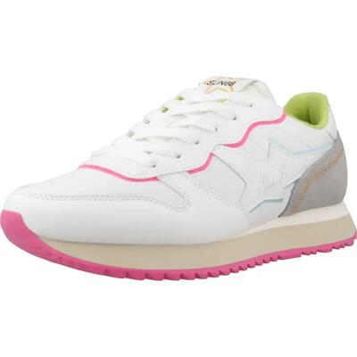 Sneakers sun68 model stargirl fluo details kleur wit