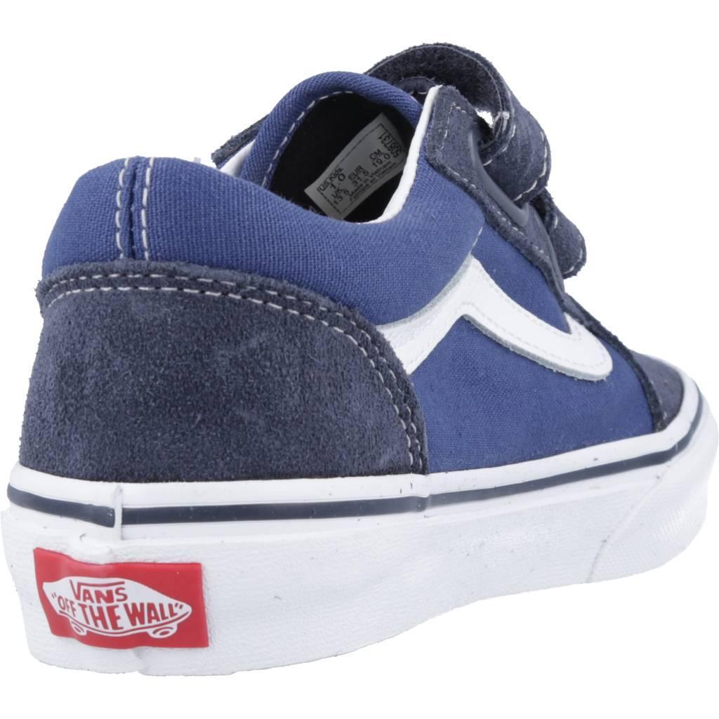 Baskets Vans Modèle Old Skool V Couleur Bleu 3/5