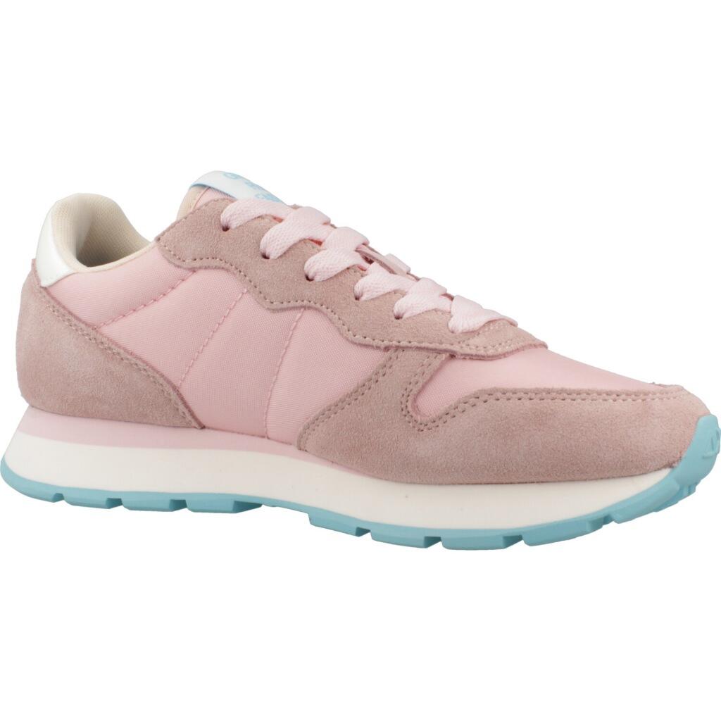Baskets Sun68 Modèle Ally Solid Nylon Couleur Rose 5/5