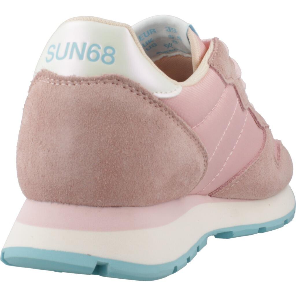 Baskets Sun68 Modèle Ally Solid Nylon Couleur Rose 3/5