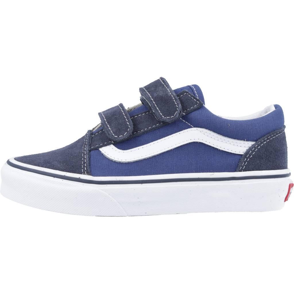 Baskets Vans Modèle Old Skool V Couleur Bleu 2/5