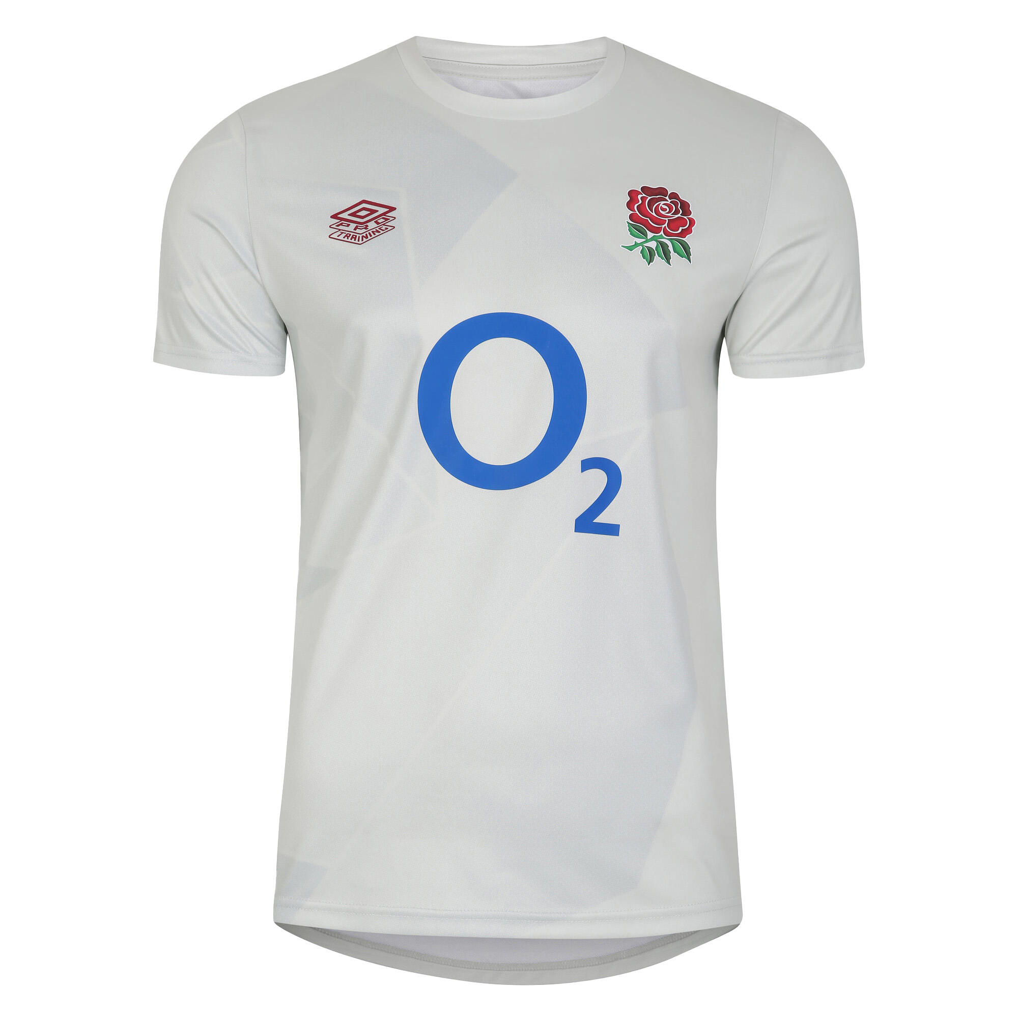 UMBRO Childrens/Kids 23/24 England Rugby Warm Up Jersey (Foggy Dew/Metal)