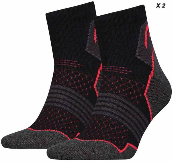 Oddychające unisex skarpetki trekkingowe - 2 pary Rozmiar 43-46