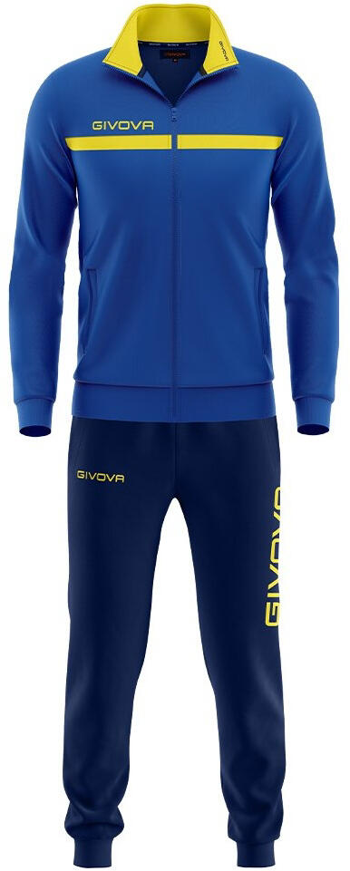 Tuta Givova one full zip - Blu / gialla - Uomo 5/5