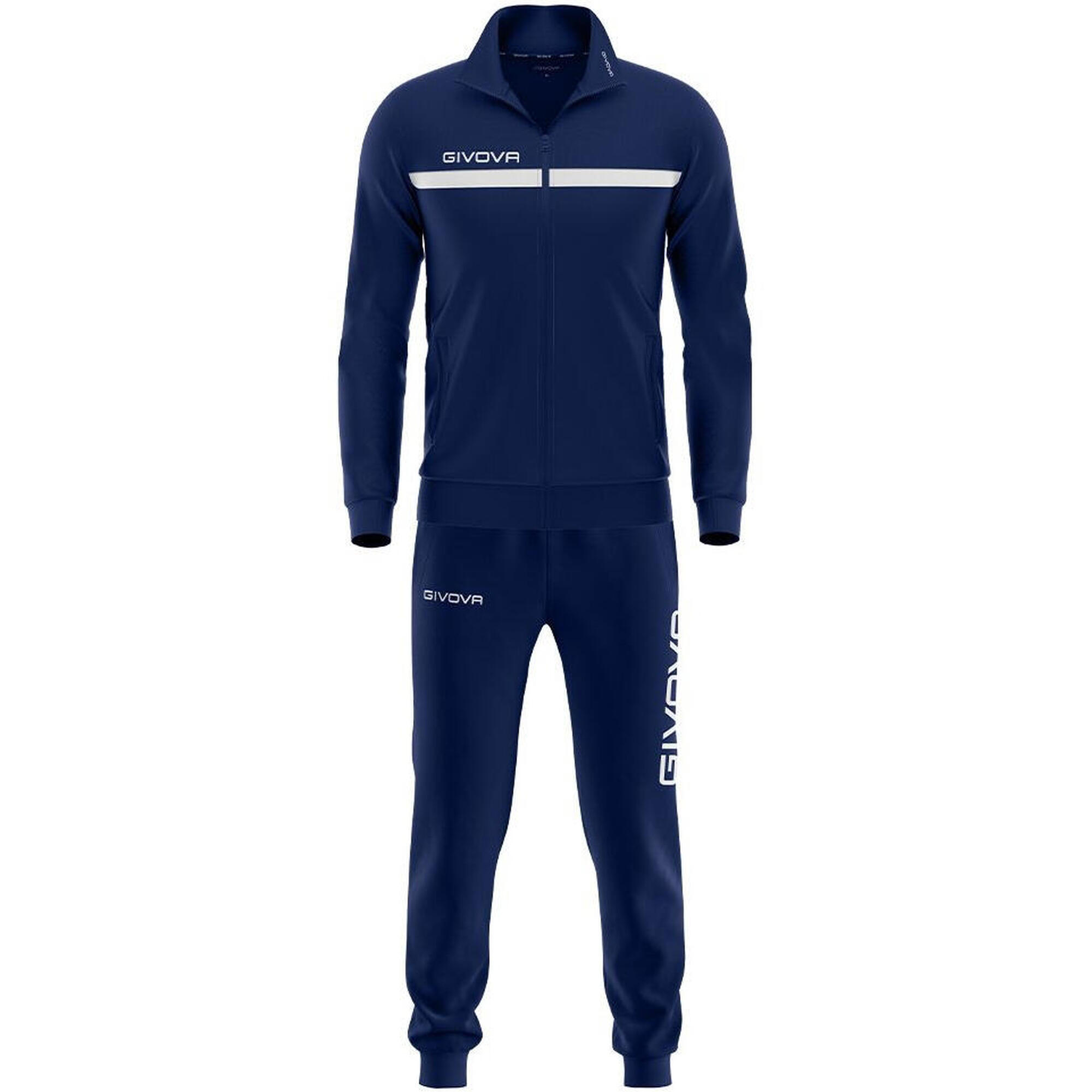 Costum Sport Givova Tuta One Full Zip Blue 2xl