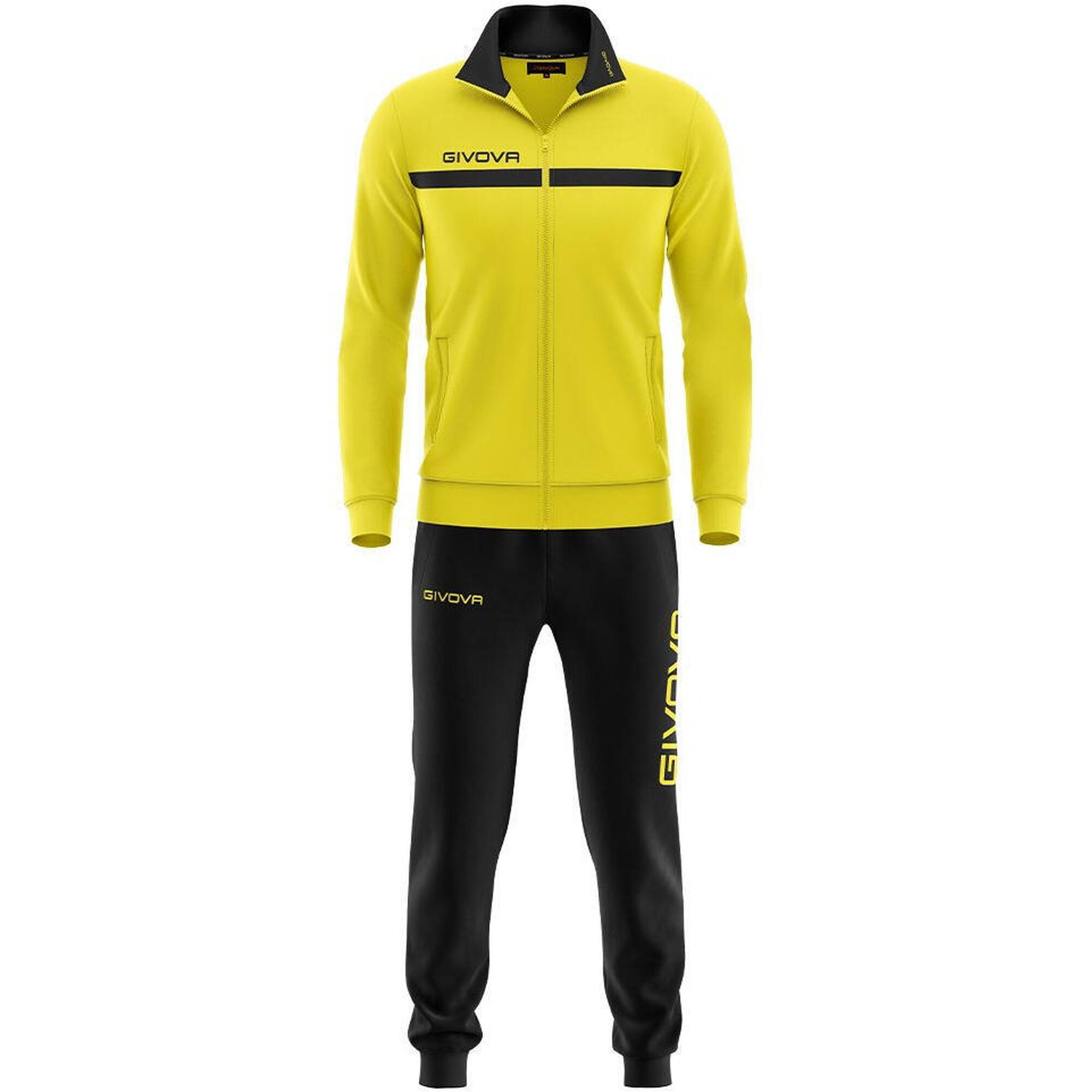 Givova Tuta Full Zip L: Costum de antrenament respirabil pentru bărbați