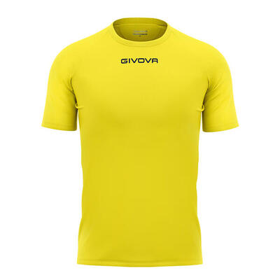 Givova capo geel sport t-shirt heren l - ademend & licht