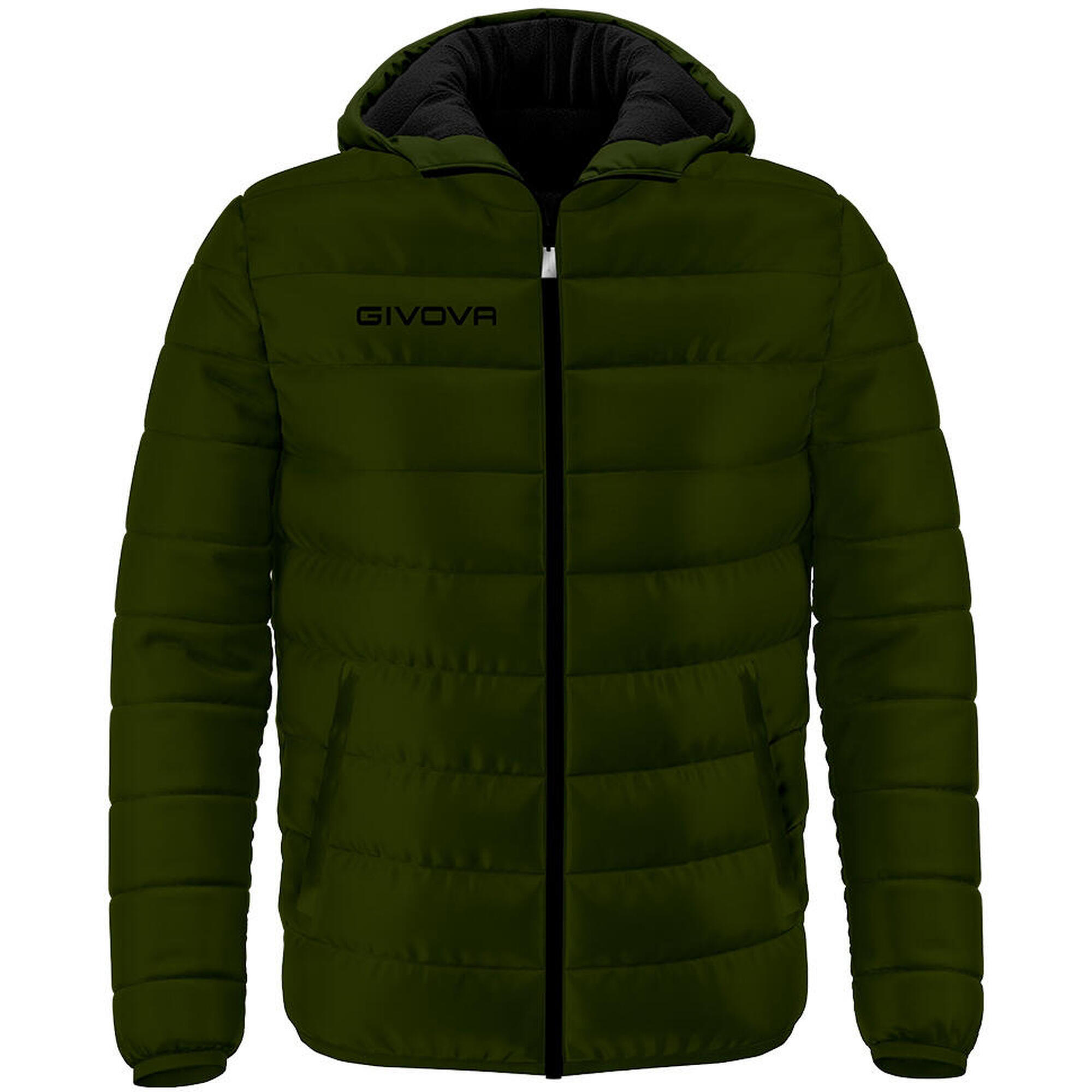 Geaca Givova Olanda, verde army/negru, L