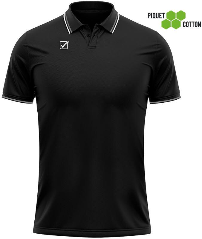Polo Givova Noir et Blanc Taille L - Sportif et Confortable 4/5