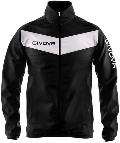 Sportjacke Givova Rain Schwarz-Weiß 3XL