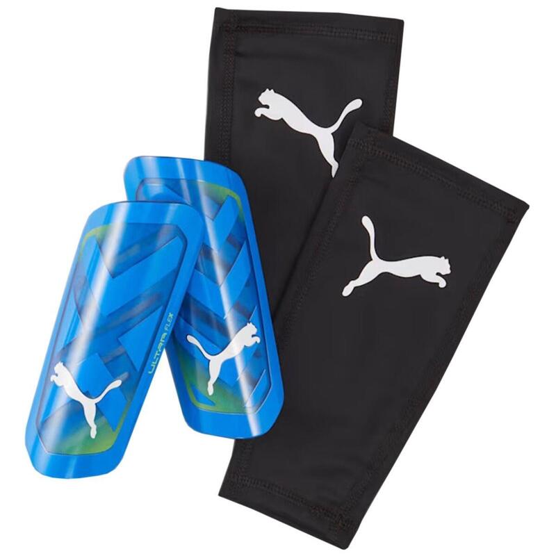 Protège-tibias de football ULTRA Flex PUMA Ultra Blue Pro Green