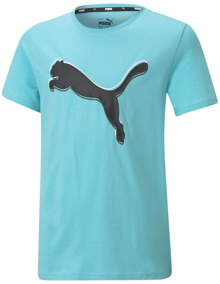 T-Shirt Puma Alpha Graphic, Azul, Crianças 2/5