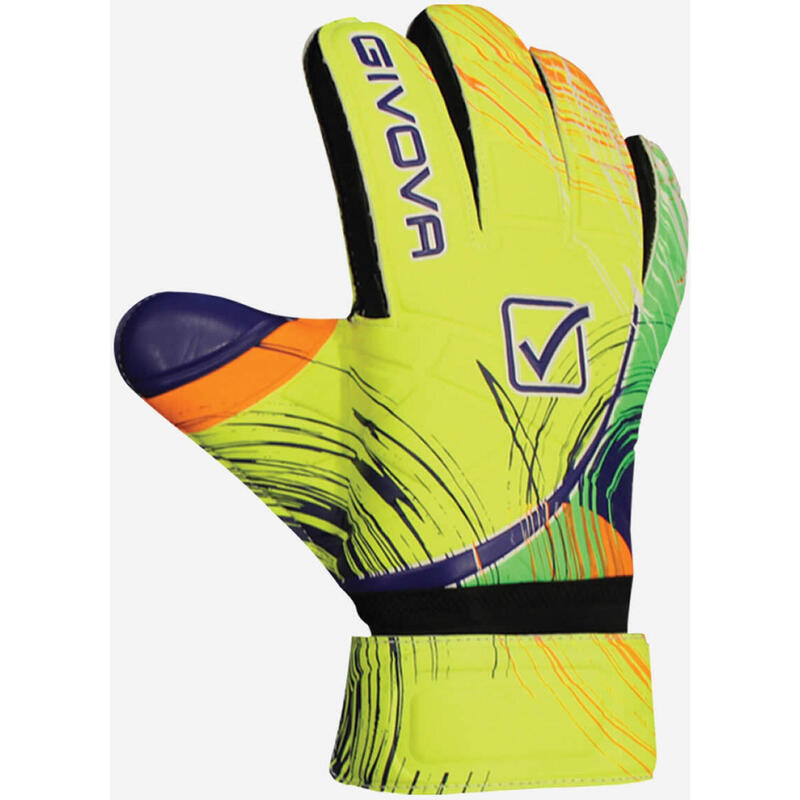 MANUSI PORTAR BRILLIANT, galben fluo/albastru, 6