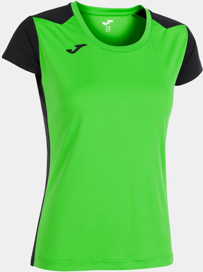 Maillot Manches Courtes Running Femme Joma Record II Vert Fluo 2/5