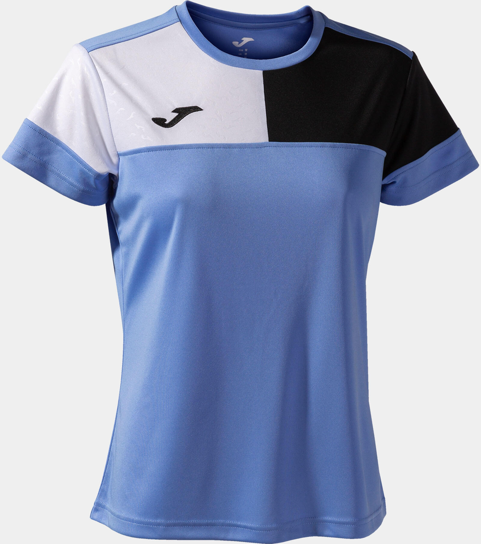 T-Shirt Manga Curta Futebol Mulher Joma Crew V Azul 4/5