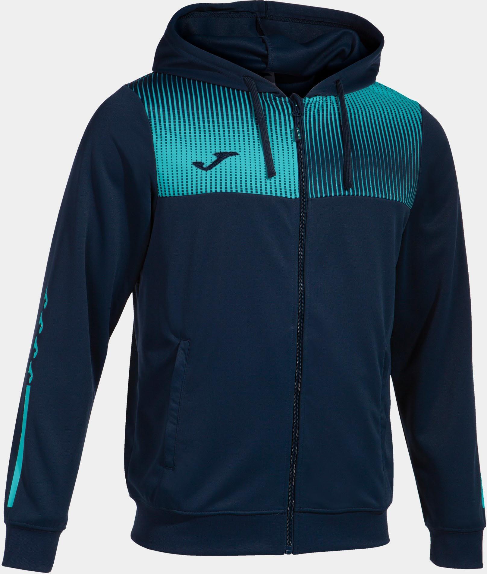 Felpa Joma Eco Supernova con Zip per Uomini - Navy-Fluor 2XL 5/5
