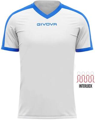 T-shirt uomo givova verde/nero