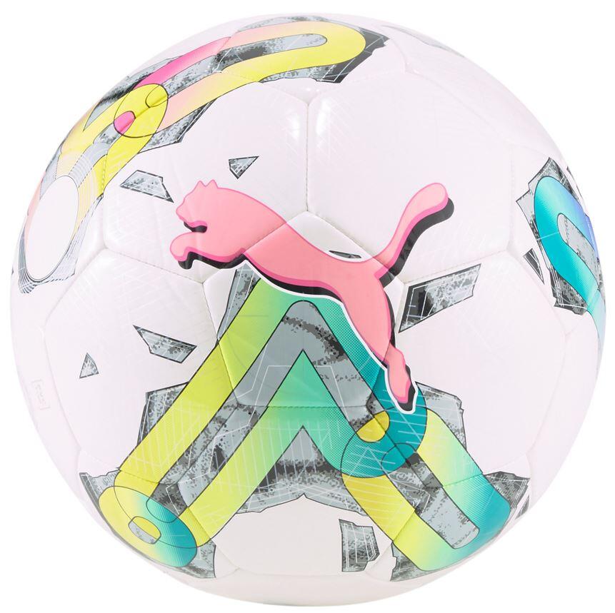 Fotbal Puma Orbita 6 MS - Bilă multicoloră albă dimensiunea 5 3/5