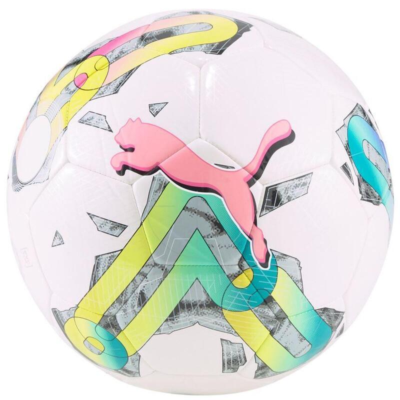 Fotbal Puma Orbita 6 MS - Bilă multicoloră albă dimensiunea 5