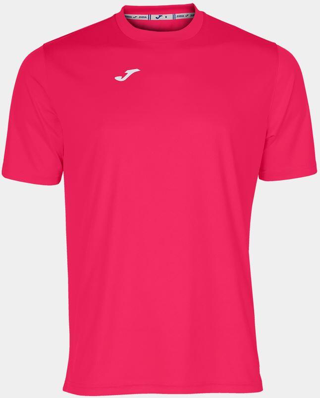 Camiseta Manga Corta Fútbol Hombre Joma Combi Fucsia 4/5