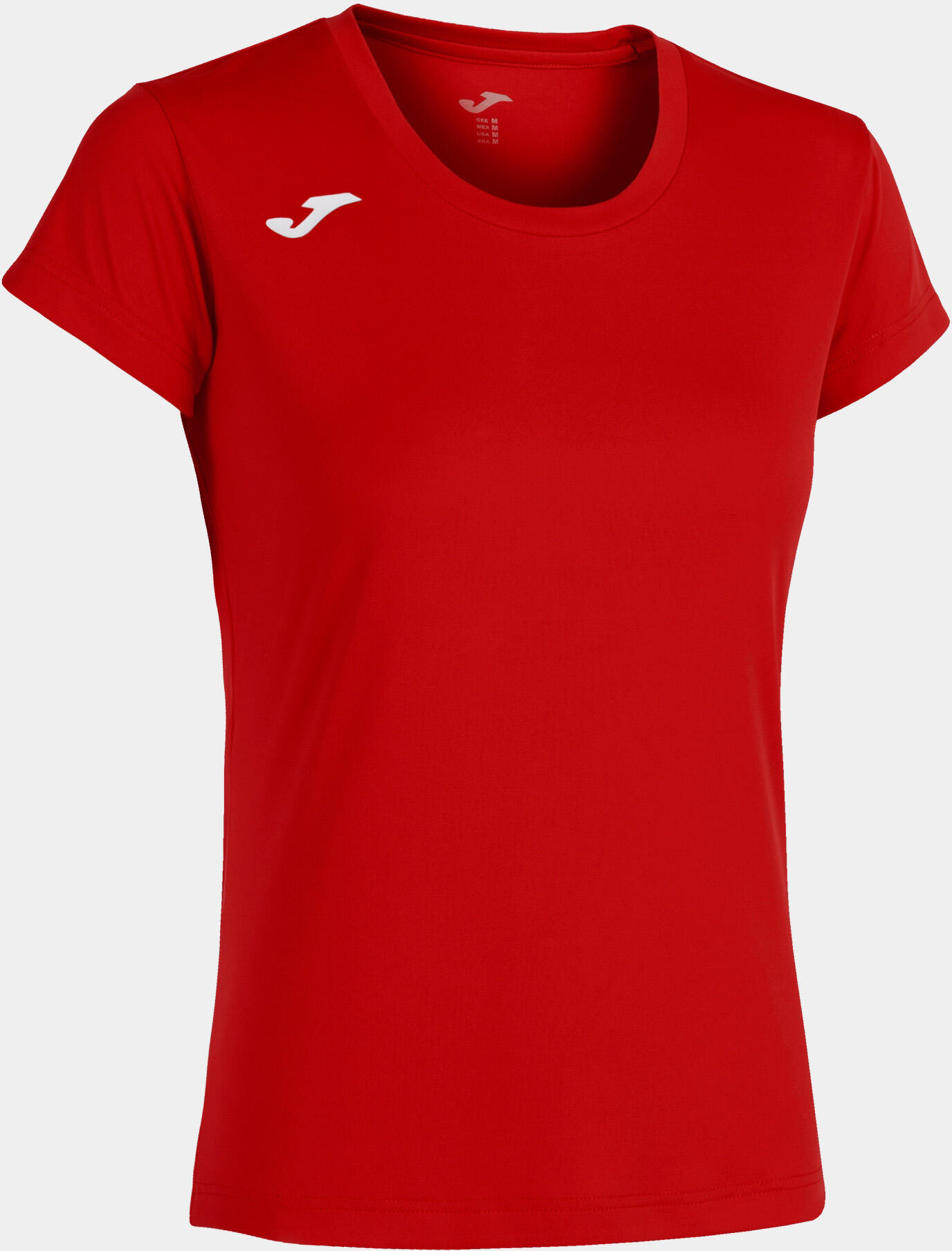 T-Shirt Manga Curta Running Mulher Joma Record II Vermelho 2/5