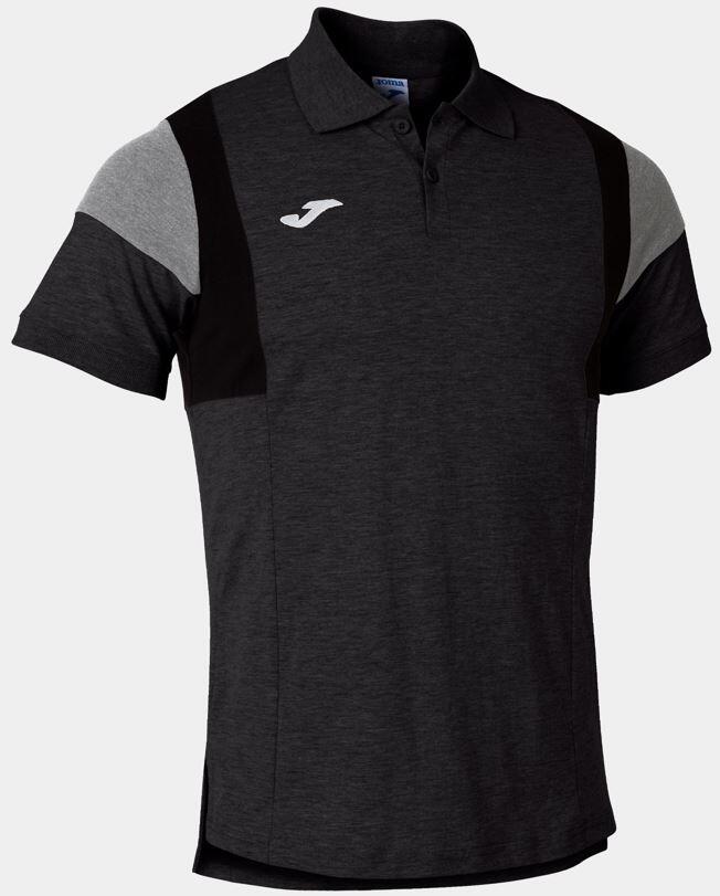 Pólo M/c Futebol Homem Joma Confort III Cizento Melange 3/5