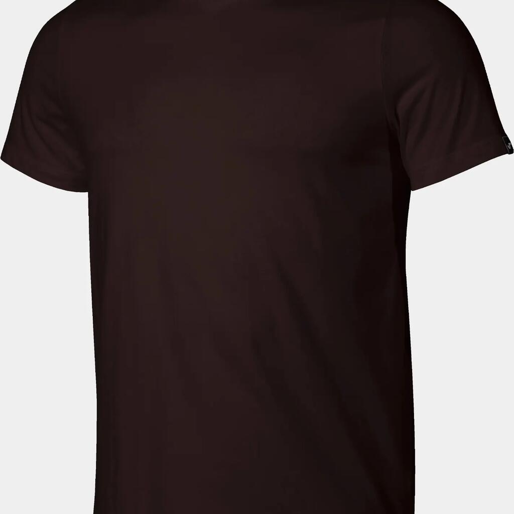 Joma Versalles Men's Cotton V-Neck Short-Sleeve T-Shirt - Brown