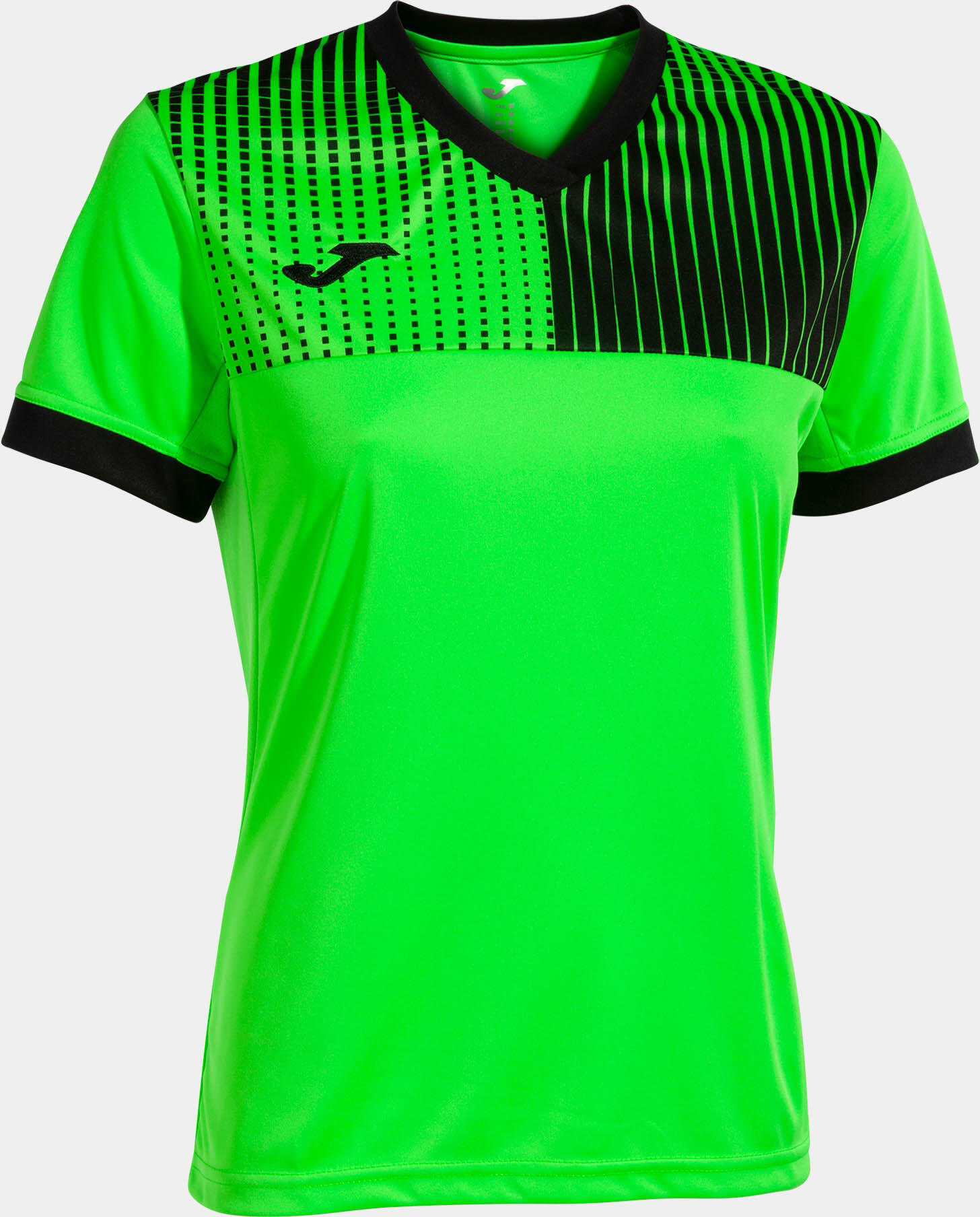 T-shirt Sostenibile Donna Joma Eco Supernova Verde-Nero L 5/5