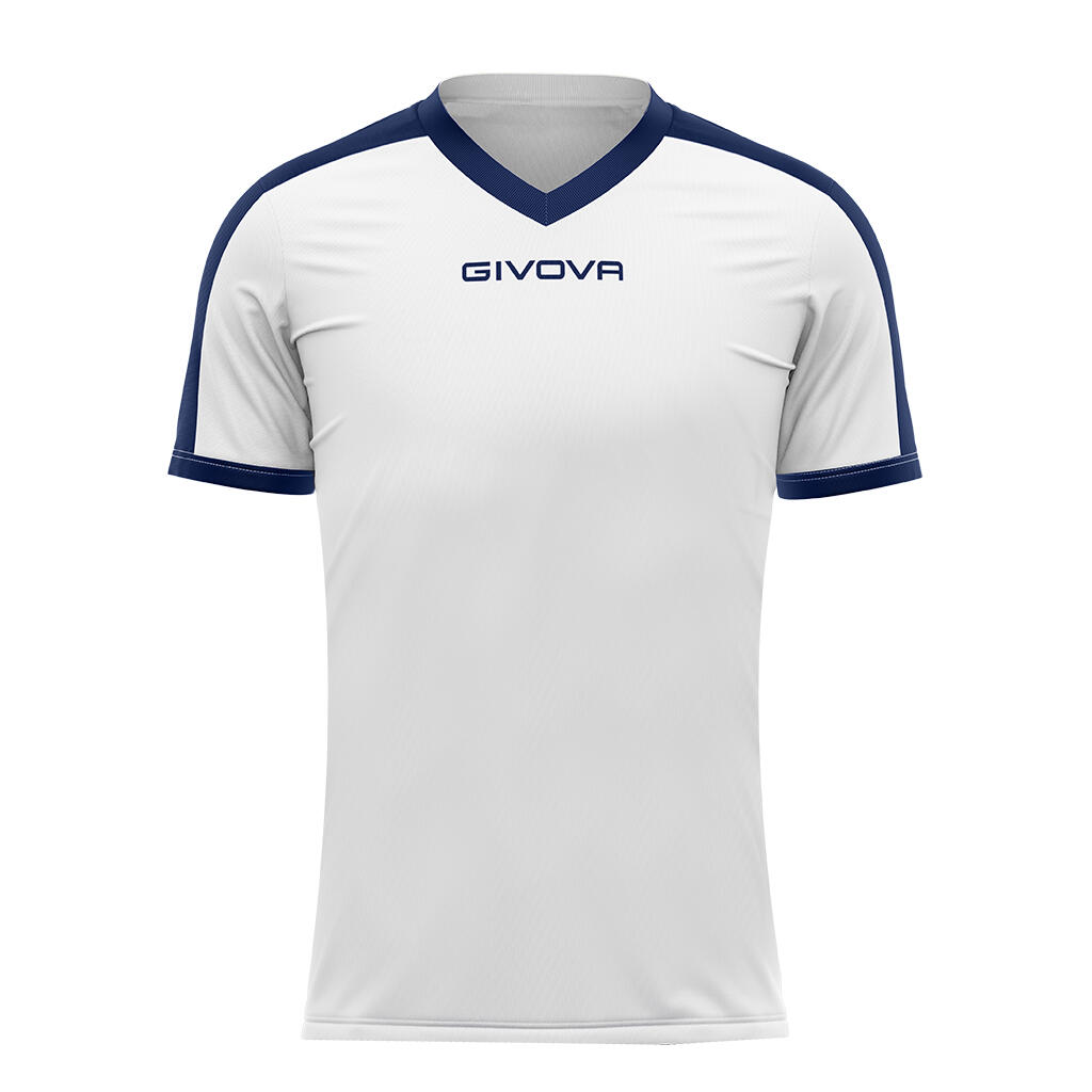 GIVOVA Givova Revolution Sport T-Shirt White-Blue L-Treathable & Light