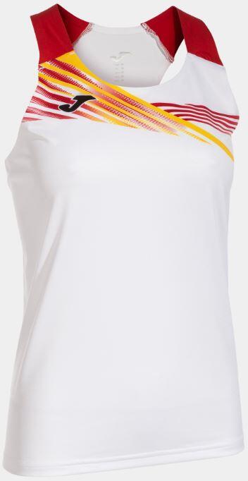 T-Shirt De Alça Running Mulher Joma Elite X Branco 3/5