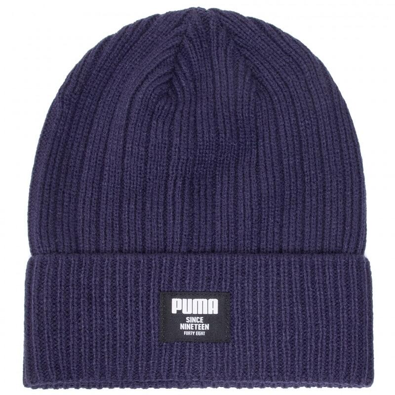 Gorro Puma Classic Ribbed Beanie, Azul, Unissex 3/5
