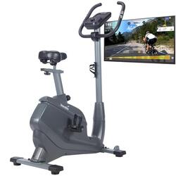 Vélo d’appartement Atlantis Pro – Connecté – Inertie 15 kg – 20 programmes