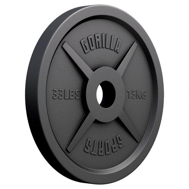 Set discuri Olimpice din fontă 30 kg 2 x 15 kg 50/51 mm