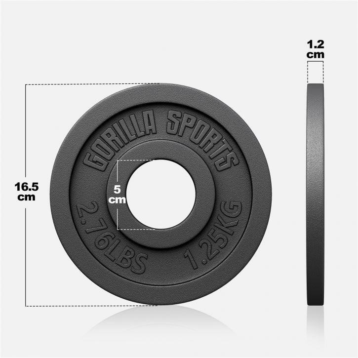 Hantelscheibe Olympia Gusseisen 50/51 mm 7/7