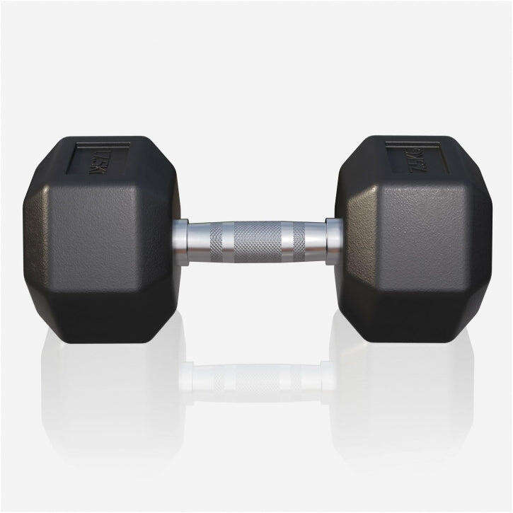 Dumbbell - 1 x 7,5 kg - Gietijzer - Hexagon - Halter 2/4